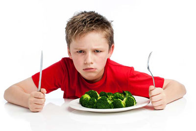 دلایل بد غذایی کودک
