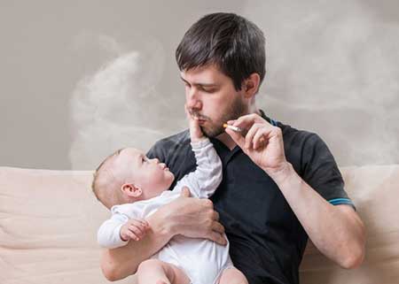 تاثیرات دود سیگار بر نوزادان, عوارض دود سیگار بر نوزاد, تاثیر دود سیگار بر سلامت نوزادان